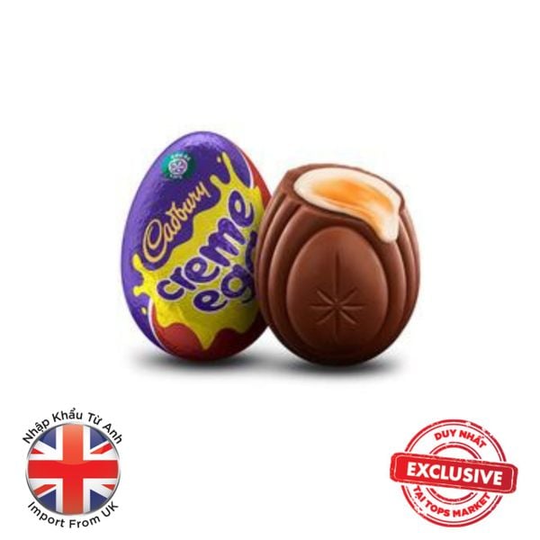  KẸO SOCOLA CADBURY HÌNH QUẢ TRỨNG NHÂN KEM 40G 