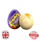  KẸO SOCOLA TRẮNG CADBURY  HÌNH QUẢ TRỨNG NHÂN KEM 40G 