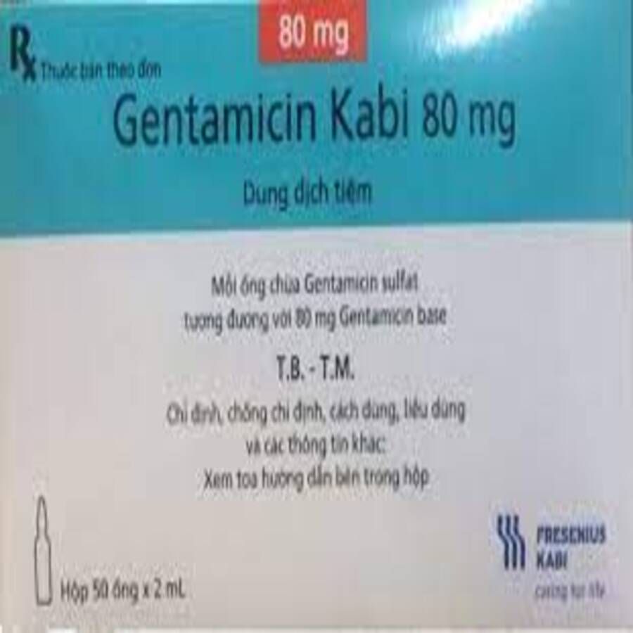Gentamicin Kabi 80mg/2ml saomaipharma