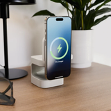  Đế sạc Hyper HyperJuice Qi2 3 in 1 Magnetic Charging Stand (HJ3320WHGL) 