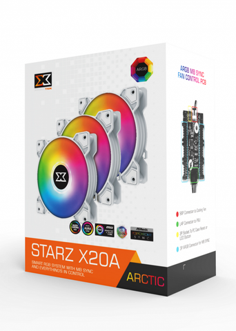  Fan hệ thống XIGMATEK STARZ - X20A ARTIC ARGB (EN46782) 