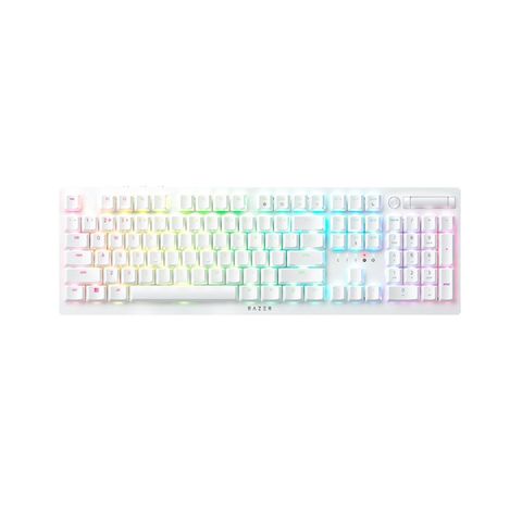  Bàn phím Gaming Razer DeathStalker V2 Pro - White Edition - Clicky Purple Switch 