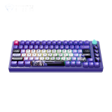  Bàn phím Machenike K600T-B82 White Purple Shirasaiko Tri-Mode RGB 