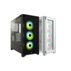  Vỏ máy tính Corsair iCUE 4000X RGB TG Mid Tower (Black, White) 