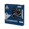  Quạt tản nhiệt Arctic F14 PWM PST Black 