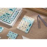  Bộ Keycap AKKO Lemon Bear (PBT Dye-subbed / OEM profile / 122 nút) 