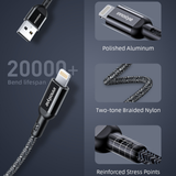  Dây Cáp Innostyle PowerFlex USB A to Lightning MFI 1.5M 12W IAL150AL 