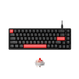  Bàn phím Lemokey X6 Red Backlight Brown Switch 