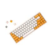  Bàn phím FL-Esports không dây FL680 SAM White and Yellow (RGB, Hotswap, 3 Mode) 