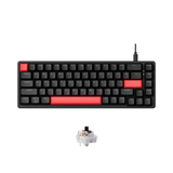  Bàn phím Lemokey X6 Red Backlight Brown Switch 