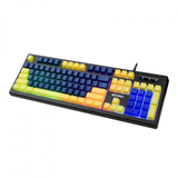  Bàn phím EDRA chơi game cơ EK302 (Double injection, Dây, RGB) 
