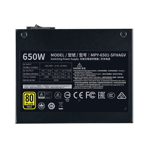  Nguồn máy tính Cooler Master V650 SFX Gold 650W A/EU Cable 