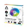  Quạt tản nhiệt Arctic F14 PWM PST White RGB 