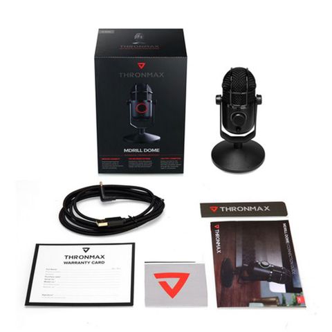  Microphone Thronmax Mdrill Dome M3 Plus Jet Black 