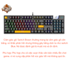  Bàn phím EDRA chơi game EK316 (Led RGB, Switch EDRA) 