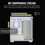  Vỏ máy tính Corsair 3500X RGB Tempered Glass (Black,White) 