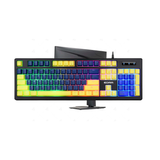  Bàn phím EDRA chơi game cơ EK302 (Double injection, Dây, RGB) 