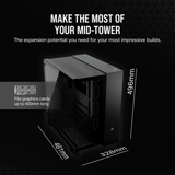  Vỏ máy tính Corsair 6500X TG Mid-Tower Black, White 