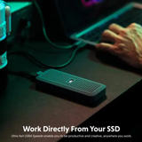  Box Ổ Cứng SSD Hyperdrive Next USB 4 - 40Gbps Nvme SSD Enclosure Black (HD5001) 