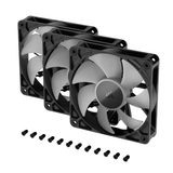  Quạt tản nhiệt Corsair iCUE LINK RX120 RGB MAX White,Black (KIT 3 Fan) 