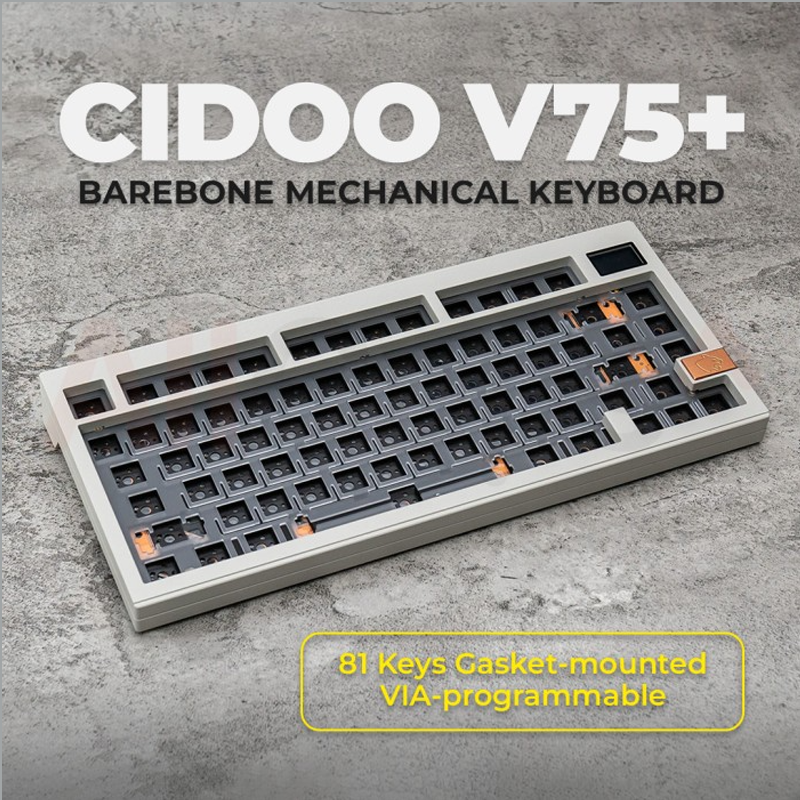  Kit Bàn phím cơ Cidoo V75 Plus - 3 MODE 