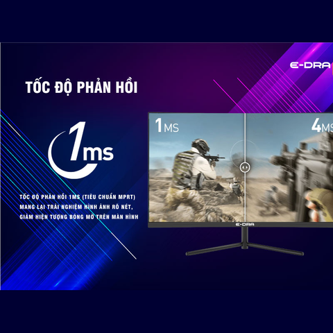  Màn hình Gaming E-DRA EGM27C240 27 inch FullHD 240hz 