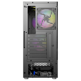  CASE MAGIC GM-04 AIR BLACK AND WHITE GLASS 3 FAN (ATX) 