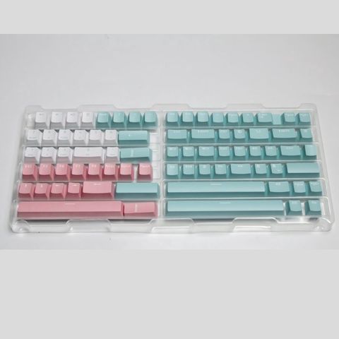  Bộ Keycap / Nút bàn phím Ajazz PBT 166 key ( PBT Double Shot / OME Profile) - Chính hãng 