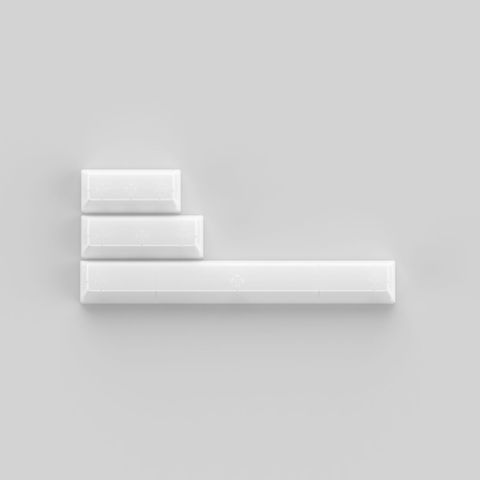  AKKO Keycap set – White (PC / ASA-Clear profile / 155 nút) 