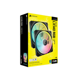  Quạt tản nhiệt Corsair iCUE LINK LX140 RGB White, Black (KIT 2 Fan) 