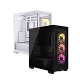 Vỏ máy tính Corsair 3500X RGB Tempered Glass (Black,White) 