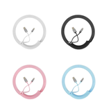  Dây cáp Coiled Akko (Black, White, Pink, Blue) 