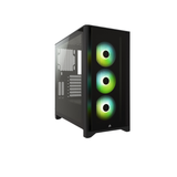  Vỏ máy tính Corsair iCUE 4000X RGB TG Mid Tower (Black, White) 