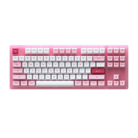  Bàn phím cơ AKKO ACR87 Pink (Hotswap / RGB / AKKO CS sw Jelly Pink) 