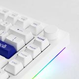  Bàn phím AKKO 5075B Plus Blue on White (Multi-modes/RGB/Hotswap/Gasket mount) 
