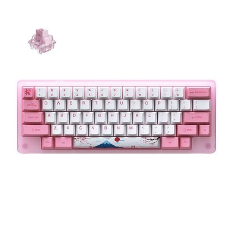  Bàn phím cơ AKKO ACR59 Pink/White (Hotswap / RGB / AKKO cs switch) 