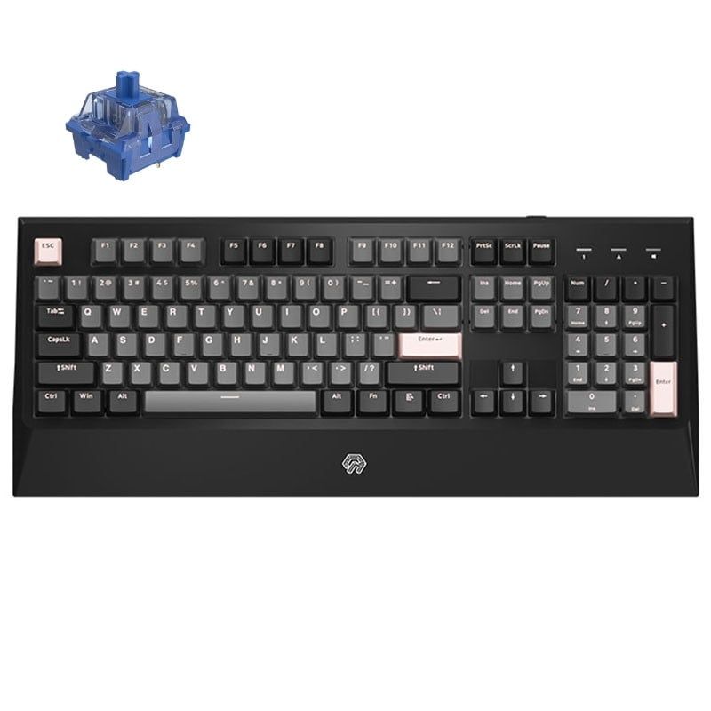  Bàn phím AKKO MOJIKE GK1 Black Pink (AKKO sw v2/LED trắng) 