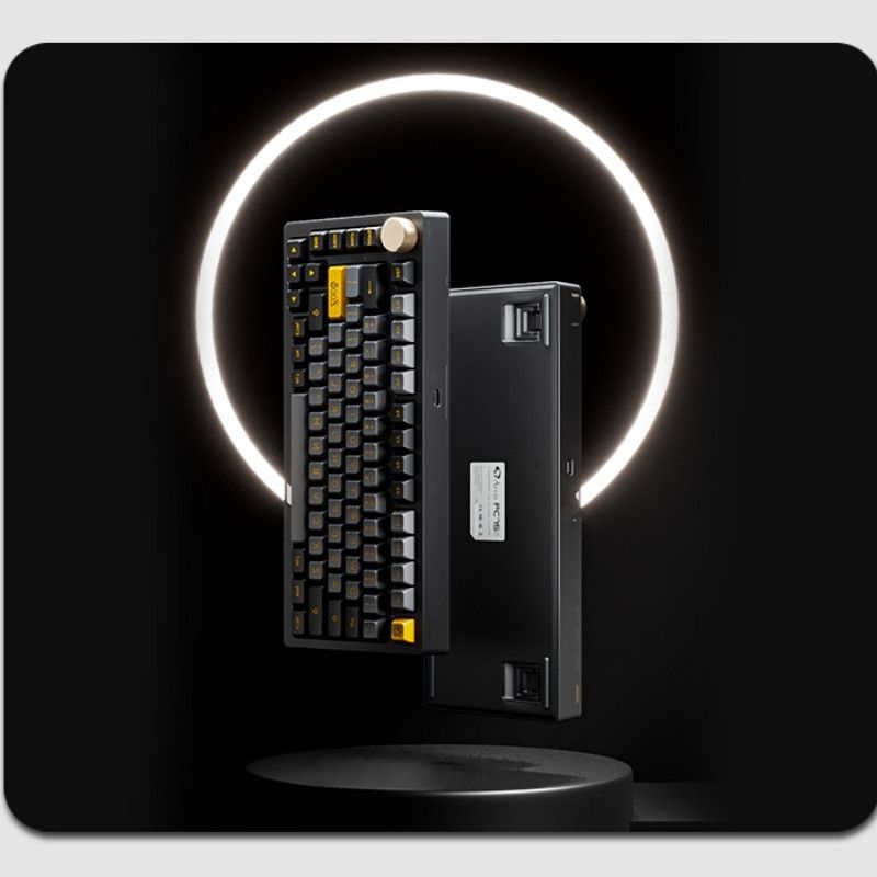  Bàn phím cơ AKKO PC75B Plus v2 Black & Gold (Multi-modes/Hotswap/RGB/Top mount) 