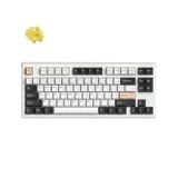  Bàn phím FL-Esports không dây FL750 White Olivia (RGB, 3 Mode, Gasket Mount) 