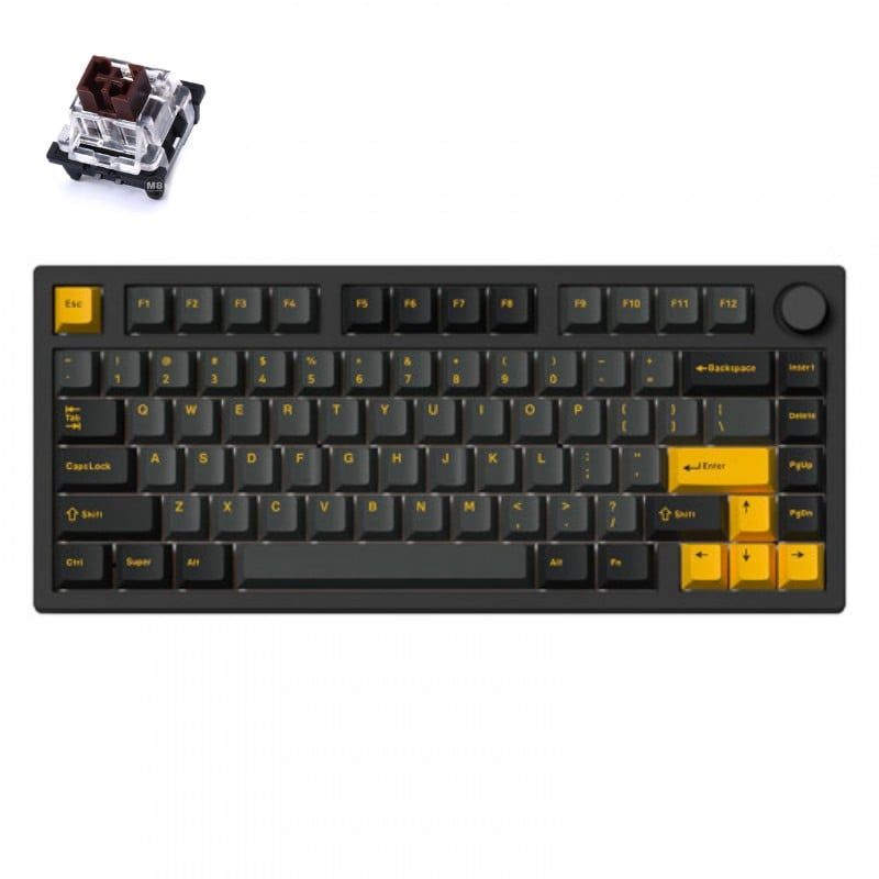  Bàn phím FL-Esports không dây GP75 CPM Polar Night Black (3 Mode, Bluetooth, Mạch xuôi) 