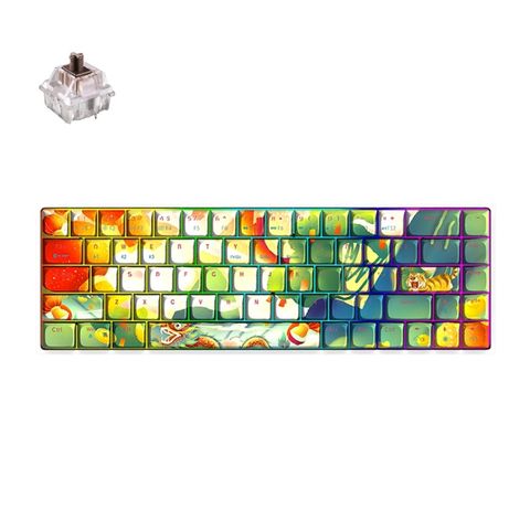  Bàn phím cơ không dây Newmen GM680 Jungle Gateron G-Pro 