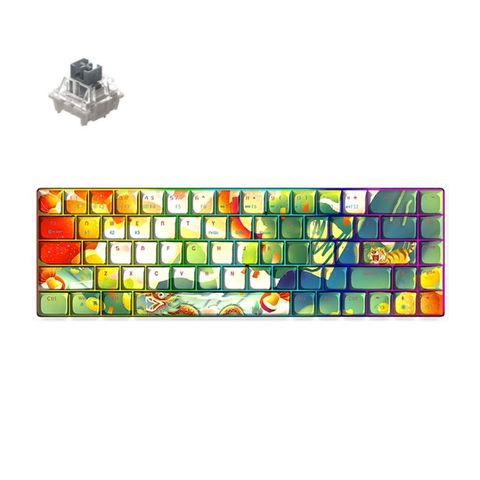  Bàn phím cơ không dây Newmen GM680 Jungle Gateron G-Pro 