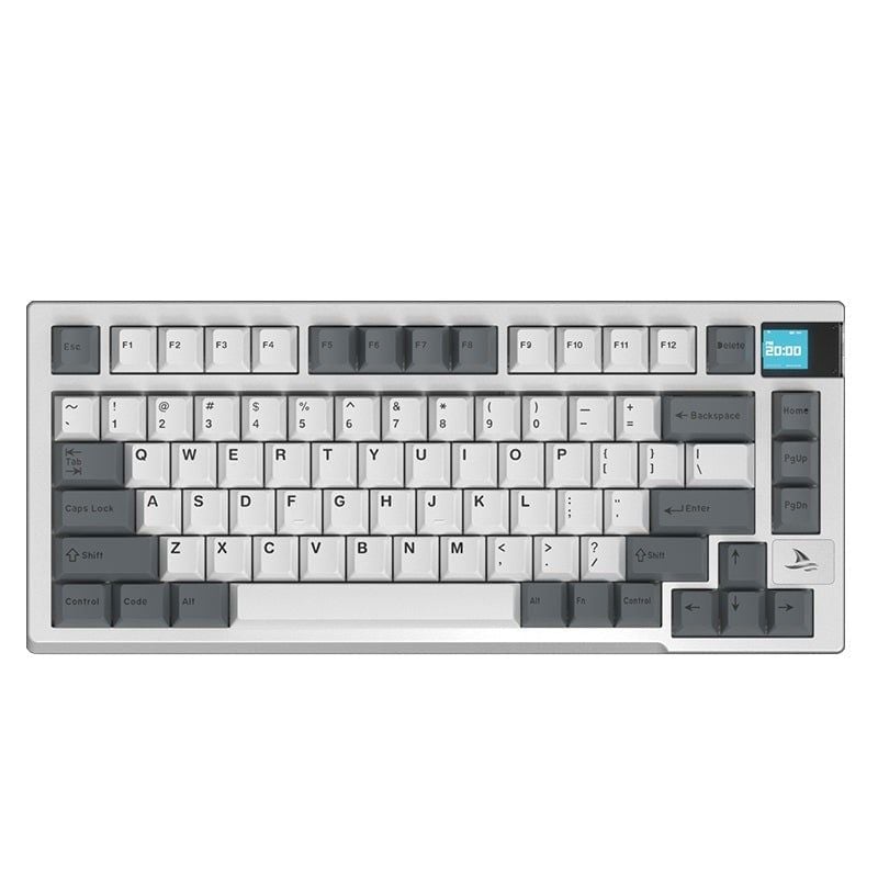 Bàn phím cơ Darmoshark K8 Tri-mode RGB White