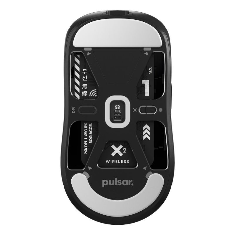  Chuột Pulsar không dây siêu nhẹ X2 Mini Black, White 