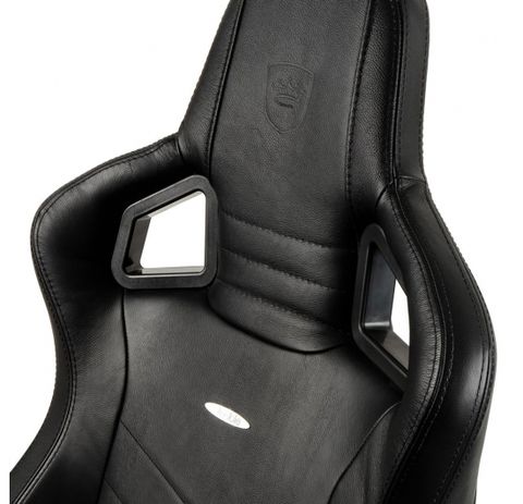  Ghế Gaming NobleChairs EPIC Black Real-Leather 
