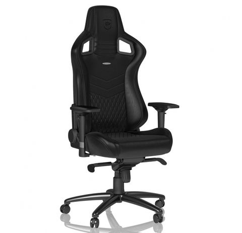  Ghế Gaming NobleChairs EPIC Black Real-Leather 