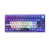  Bàn phím Machenike K600T-B82 White Purple Shirasaiko Tri-Mode RGB 