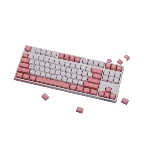  Keycap AJAZZ Peace Kitty PBT Gray White/Pink White 