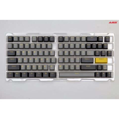  Bộ Keycap / Nút bàn phím Ajazz PBT 166 key ( PBT Double Shot / OME Profile) - Chính hãng 