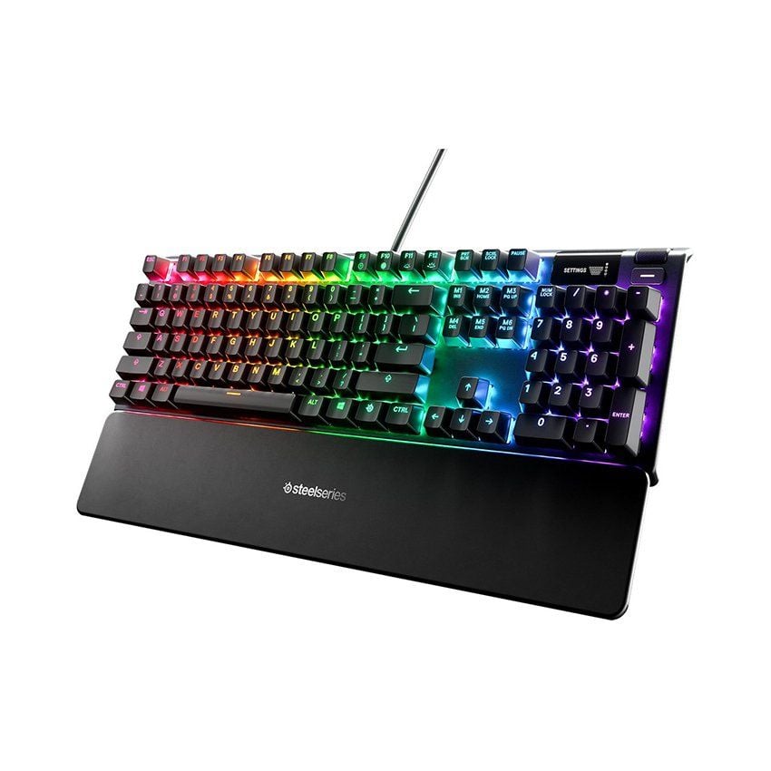  Bàn phím cơ SteelSeries APEX 5 RGB Hybrid switch Mechanical Gaming Black (64532) 